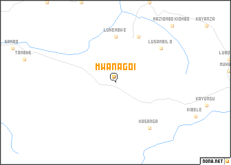 map of Mwana-Goi