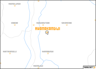 map of Mwana-Kandiji