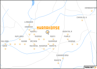 map of Mwanakonse