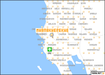 map of Mwana Kwerekwe