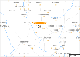 map of Mwanamare