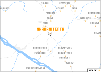 map of Mwana-Mitenta