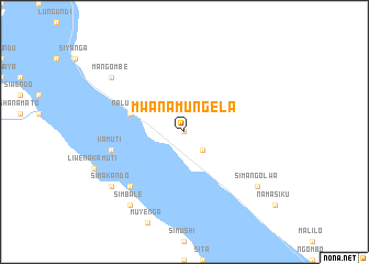 map of Mwanamungela