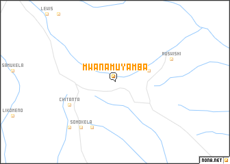 map of Mwanamuyamba