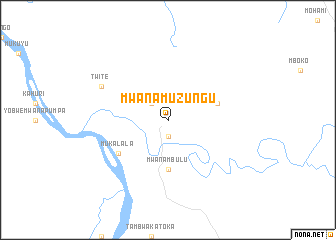 map of Mwana-Muzungu