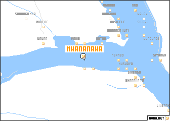 map of Mwananawa