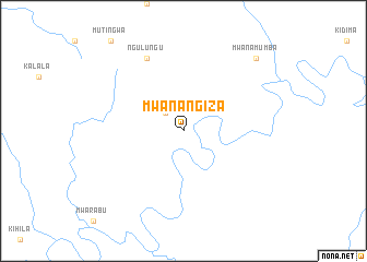 map of Mwana-Ngiza