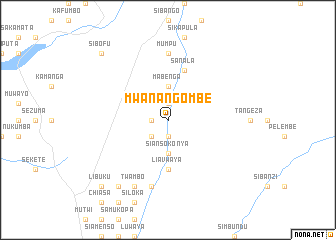 map of Mwanangombe