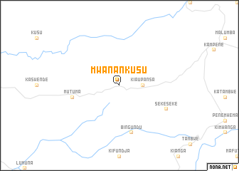 map of Mwanankusu