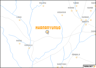 map of Mwananyundo