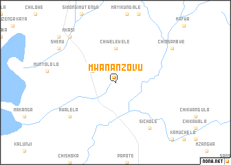 map of Mwananzovu