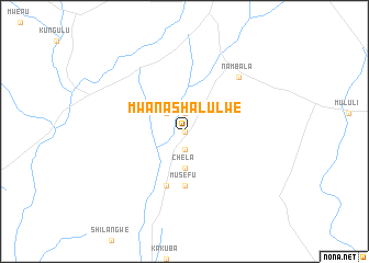 map of Mwanashalulwe