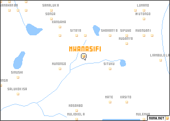 map of Mwanasifi