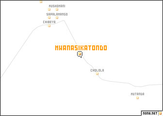 map of Mwanasikatondo