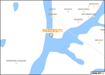 map of Mwanasiti