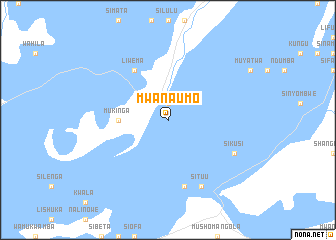 map of Mwanaumo