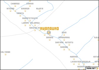 map of Mwanaumo