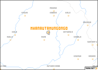 map of Mwana-Uta-Mungongo
