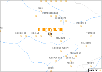 map of Mwanayalabi