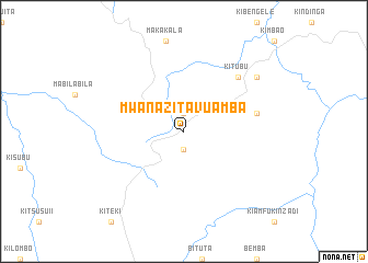 map of Mwana-Zita-Vuamba