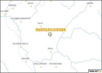 map of Mwanda-Kikamba