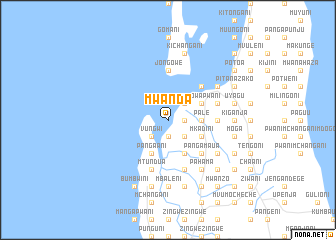 map of Mwanda