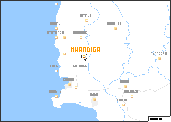 map of Mwandiga