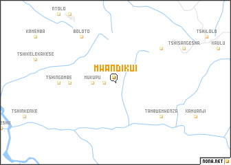 map of Mwandikui