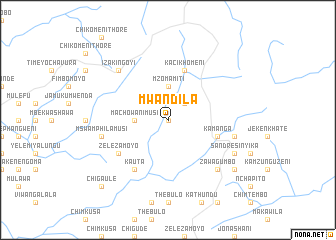 map of Mwandila