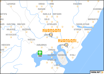 map of Mwandoni