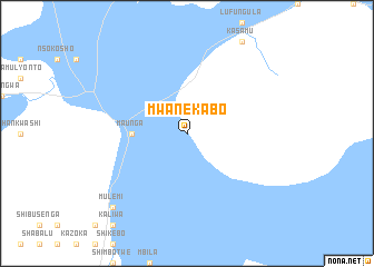 map of Mwanekabo