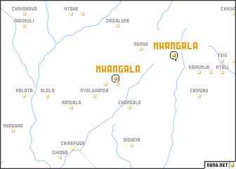 map of Mwangala