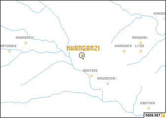 map of Mwanganzi