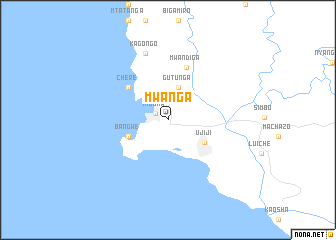 map of Mwanga