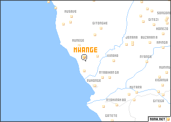 map of Mwange