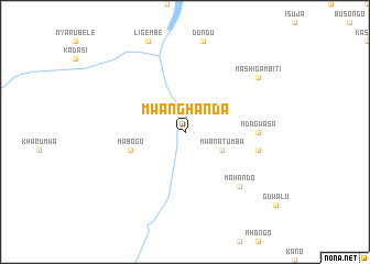 map of Mwanghanda