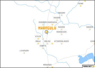 map of Mwangulu