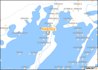 map of Mwangu