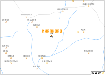 map of Mwanhoro