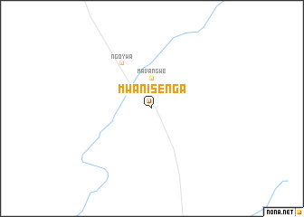 map of Mwanisenga
