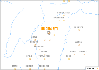 map of Mwanjeti