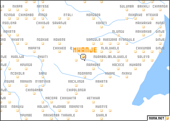 map of Mwanje