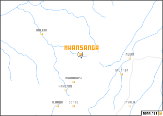 map of Mwansanga