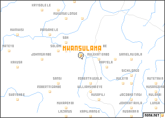 map of Mwansulama