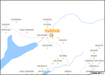 map of Mwanwa