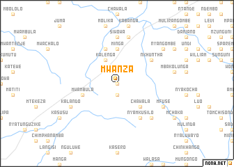 map of Mwanza