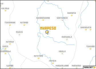 map of Mwapeso