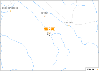 map of Mwape
