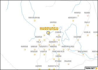 map of Mwarungu