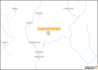 map of Mwasamamba